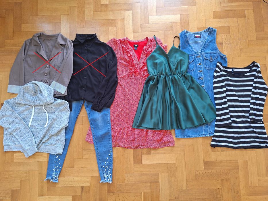 Zestaw markowych ubrań damskich S