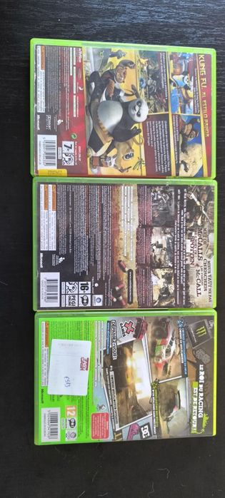 Call of Juarez bound in blood/Kung fu panda/Dirt 2 Xbox One