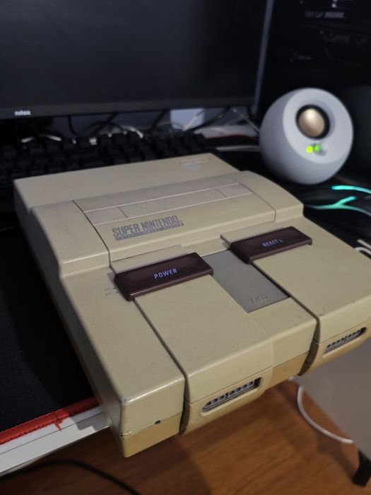 Super nintendo com jogos