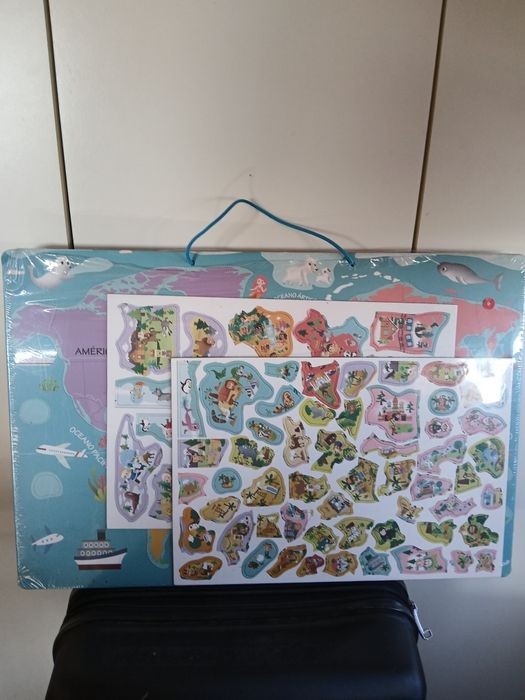 Jogo magnetico Mapa Mundo