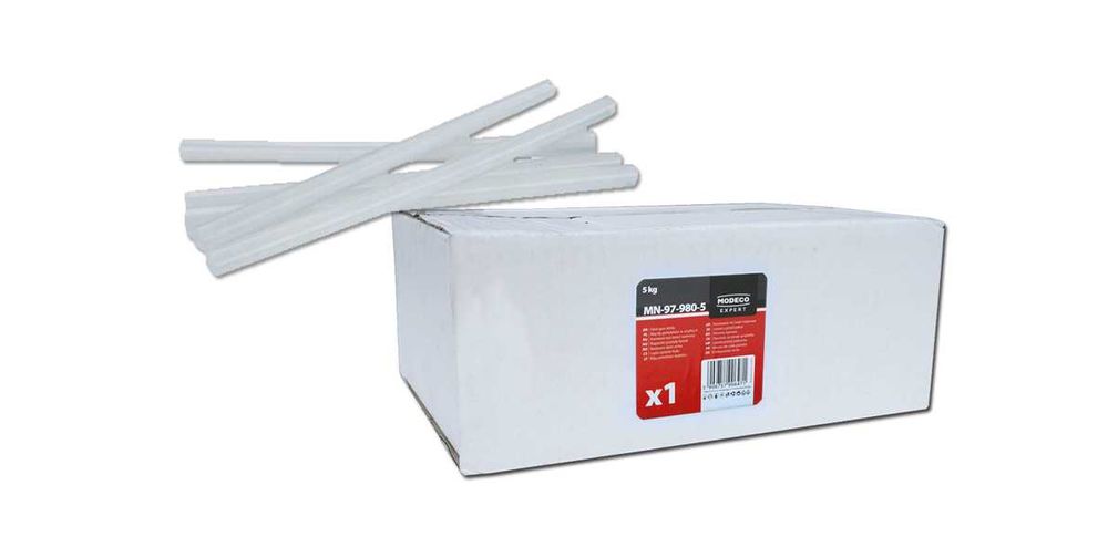 Klej do Pistoletu na Gorąco Uniwersalny Mocny 12x200 Modeco Expert 5KG