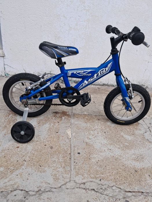 "Bicicleta Infantil Astro "You and Me" Azul – Com Rodinhas".