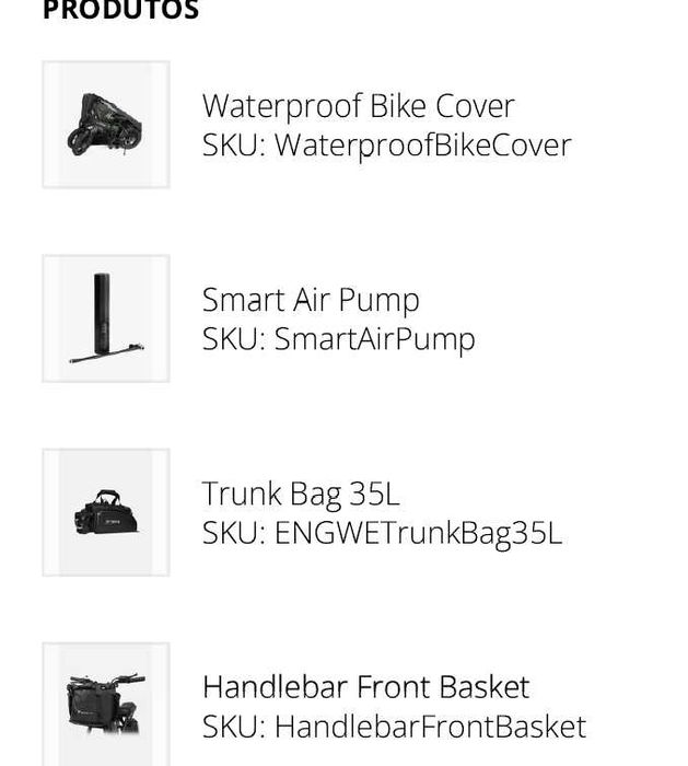 E-Bike Nova,EP-2 3.0 Boost, mais acessórios