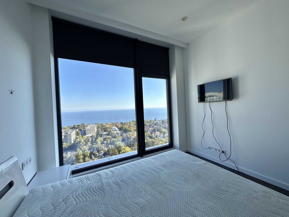 Новая 2комн с кухней студией на Французском бульваре, ПАНОРАМА МОРЯ