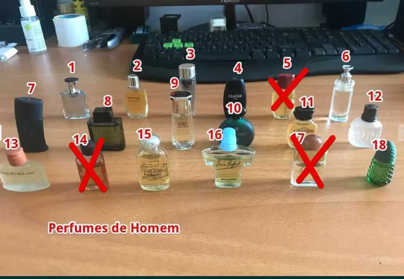 Miniaturas de Perfumes de Homem