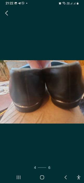 Шкіряні туфлі 42 р балетки