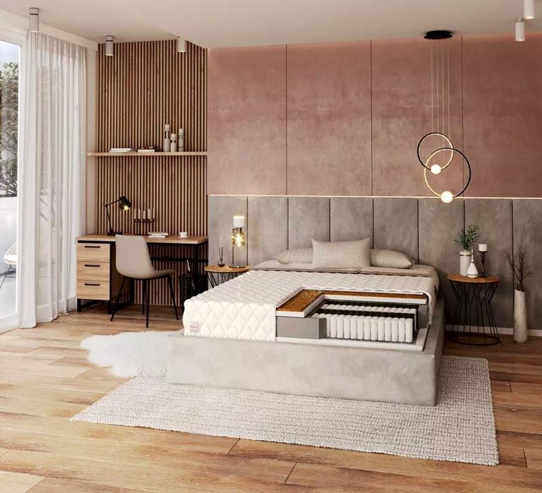 NOWY ! Materac kieszeniowy wys. 24cm 160 x 200 z KOKOSEM Inne wymiary!