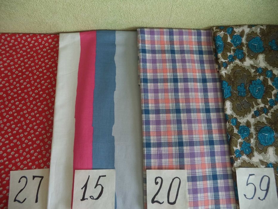 Ткань советских времён: ситец, сатин, поплин, штапель