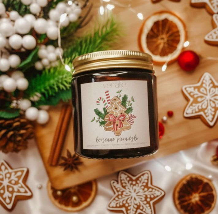 Swieczka sojowa 120 ml (świąteczne zapachy)