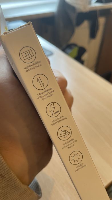 Baseus Hub USB-C, 3x USB, RJ-45 ethernet Starjoy 8-port