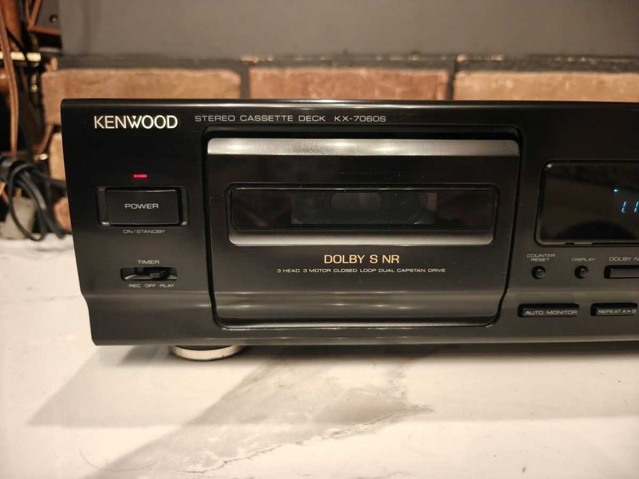 KENWOOD KX-7060S ! Rzadki magnetofon kasetowy ! Wysoki model