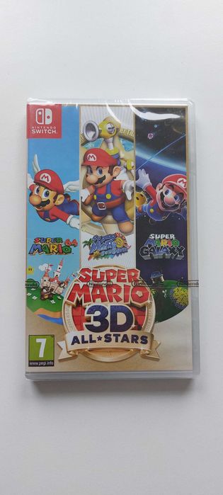 Super Mario 3D All-Stars folia ideał mint Nintendo Switch