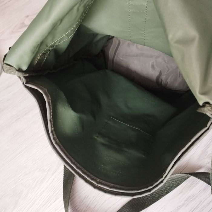 Torebka damska na ramię khaki nieprzemakalny materiał