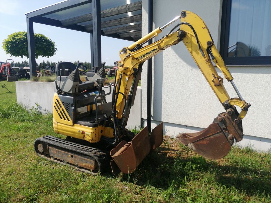 Minikoparka New Holland E9SR 3 łyżki joysticki okazja