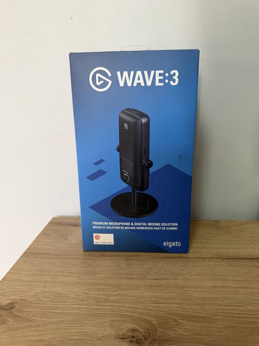 Elgato Wave:3 – stan idealny, jak nowy (pełny zestaw)