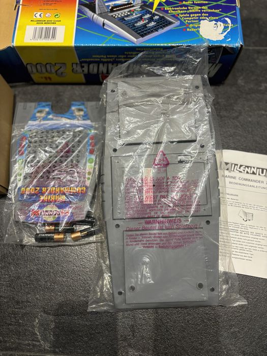 Elektroniczna gra w statki Nowa  oryginał Vintage