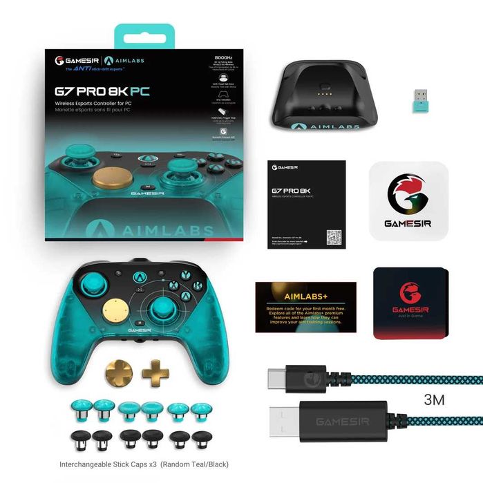 GameSir G7 Pro 8K PC Aimlabs Edition — 8000 Гц, TMR, Hall Effect