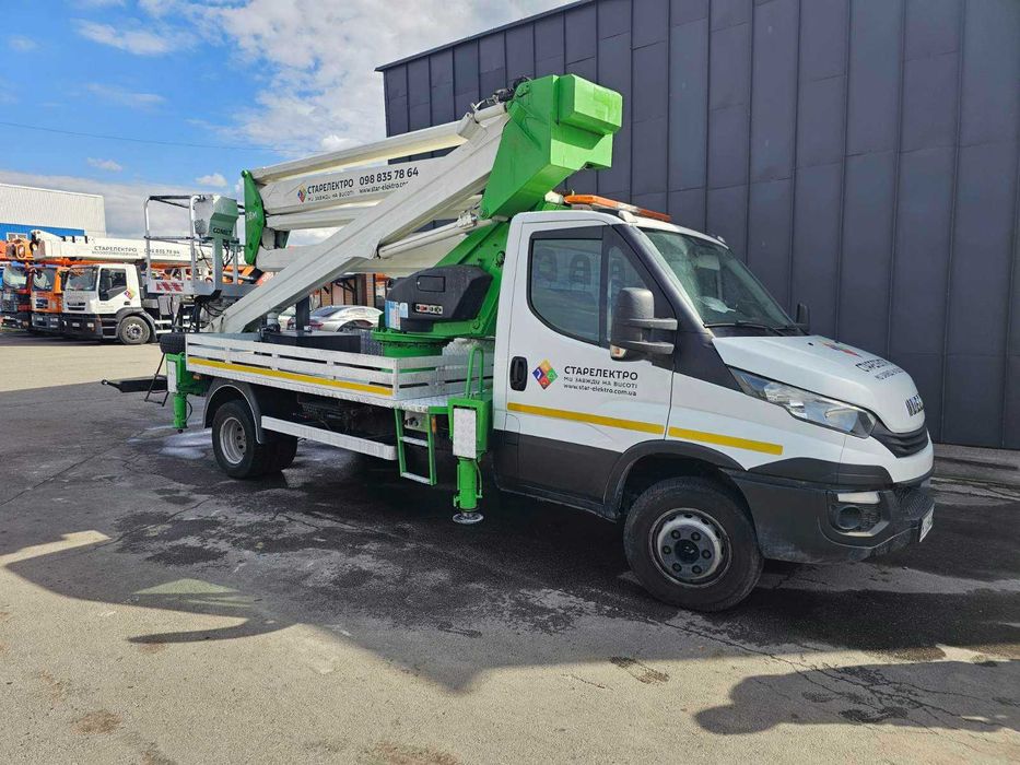 Автовишка з висотою підйому 28 метрів. Iveco Daily. 2020