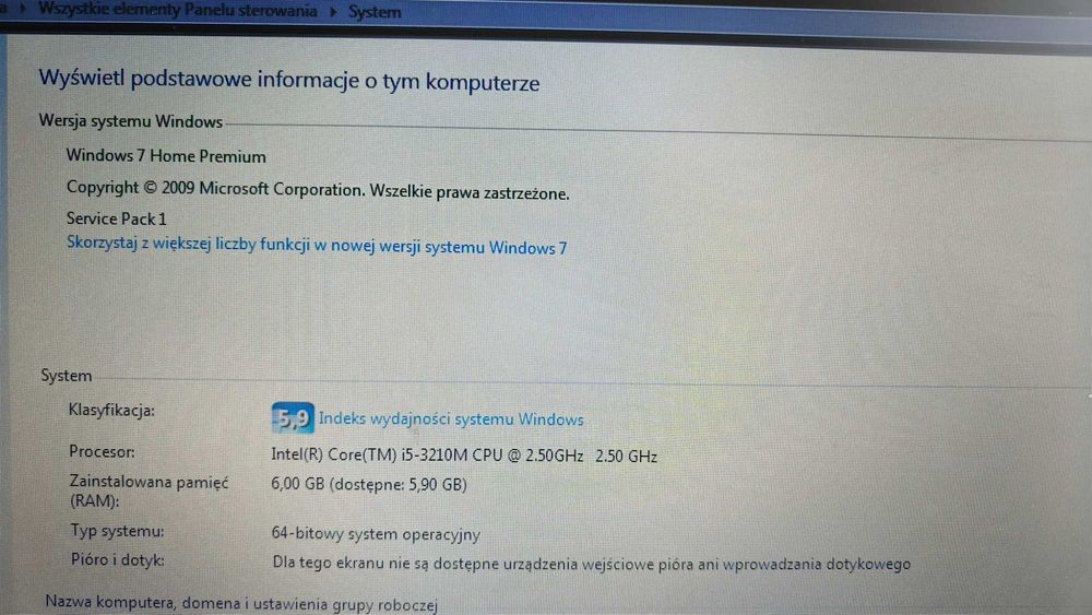 Laptop Samsung np550p7c s02pl 17.3" z torbą