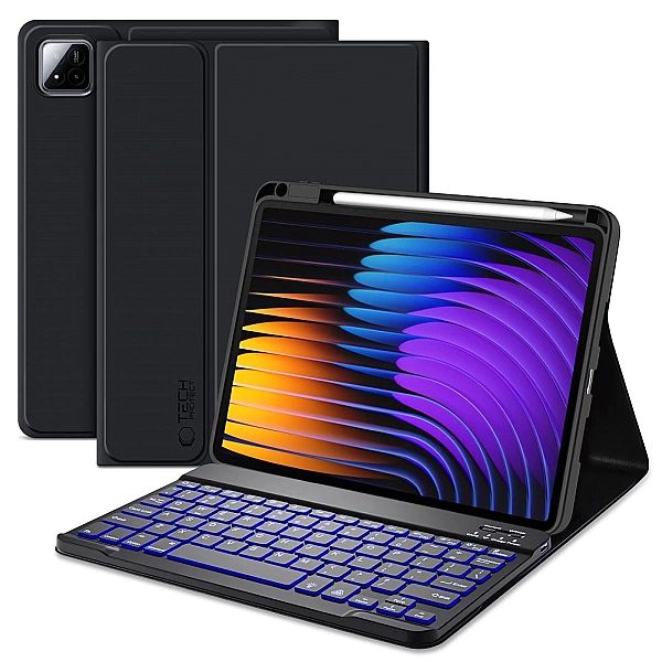 Etui Tech-Protect SC Pen + Keyboard na Xiaomi Pad 7 / 7 Pro - czarne
