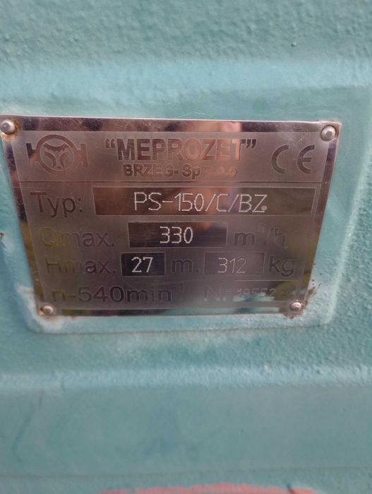 Pompa do gnojowicy i wody Meprozet