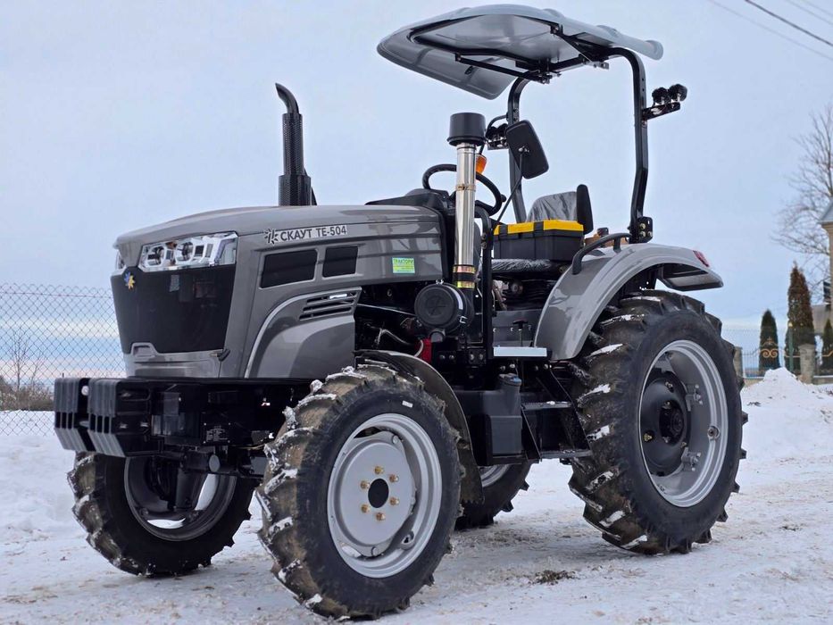 Трактор міні-трактор Скаут 504 RX з реверсом, рівна підлога, козирок