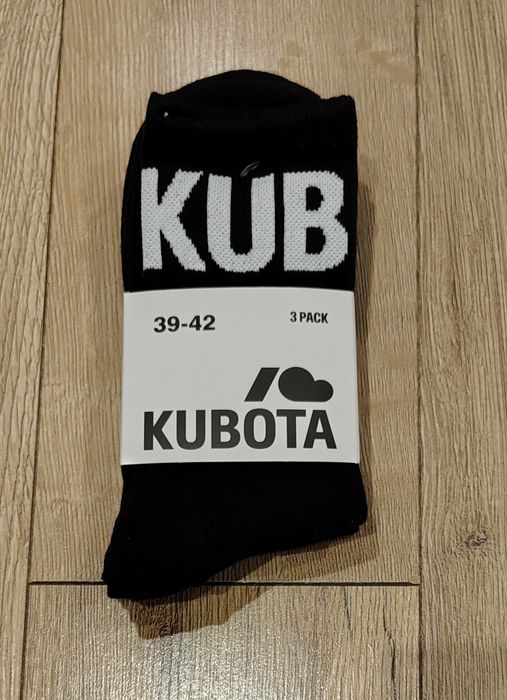 Skarpetki męskie Kubota 3 pary czarne 39-42 nowe
