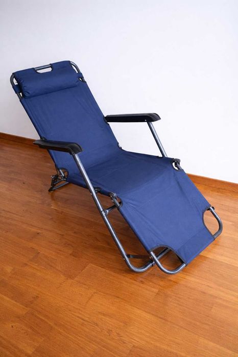 Leżak ogrodowy składany 2 w 1