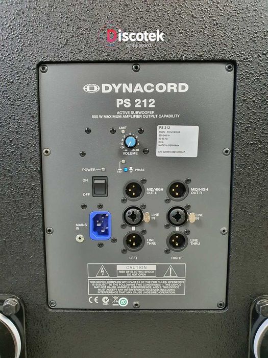 Dynacord PS | PowerSub 212 | 2 x 12" | Aktywne | Nowe |