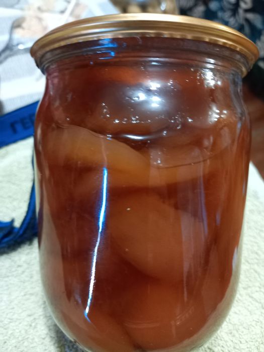 Варення з персиків дольками