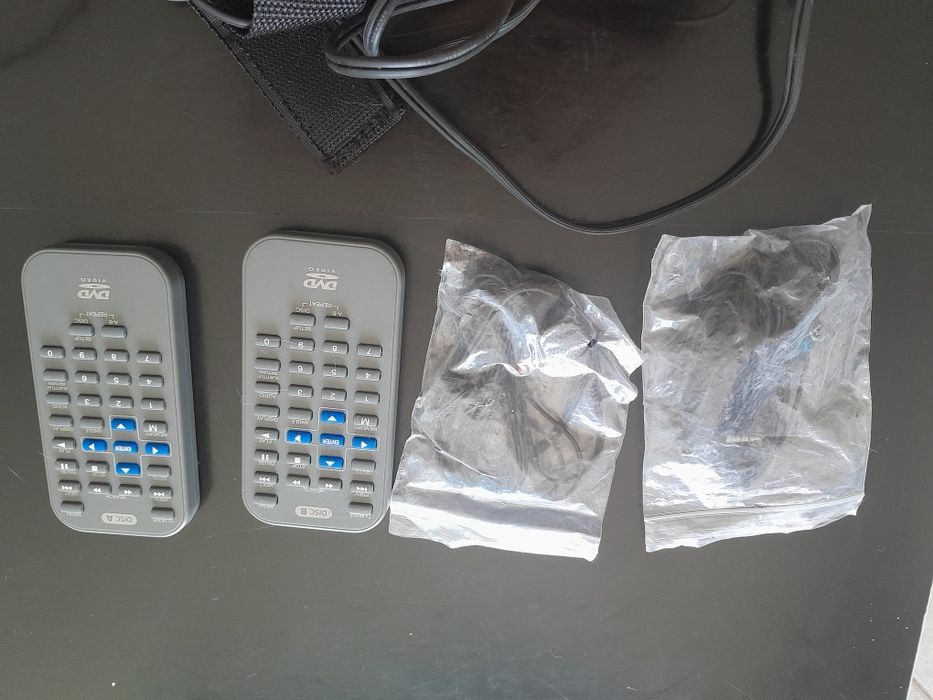 Conjunto de leitor de dvd portátil