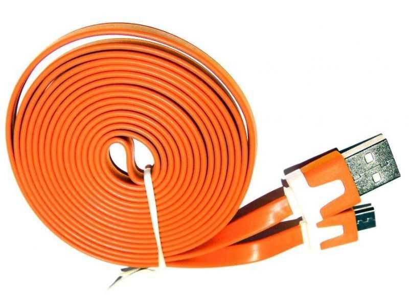 [New] Flat 2-meter colorful micro-USB 2.0 cables64286042707202123