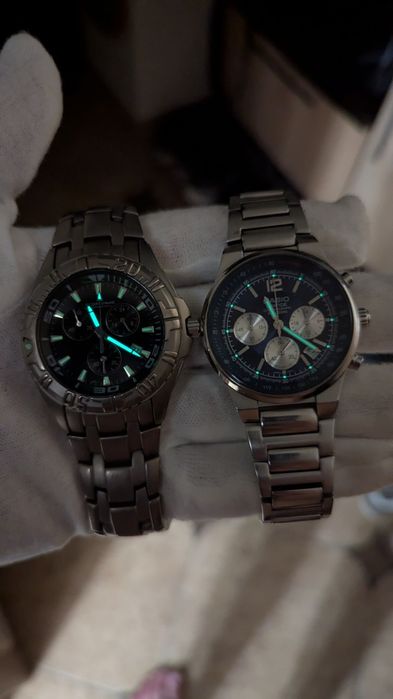 Часы Jacques lemans Titanium 1-1199, Casio edifice EF 500, годинник хронограф