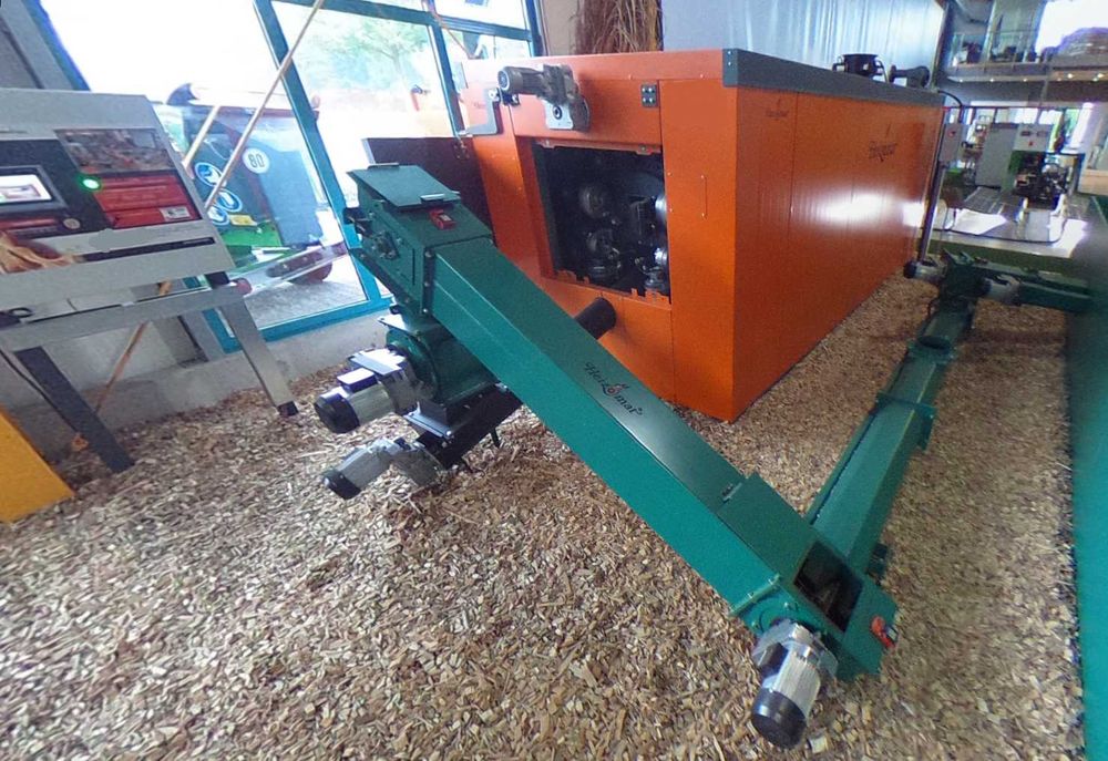 HEIZOMAT Piec na Trociny Zrębki Owies Pestka Wióra inne Biomasy 60 kw
