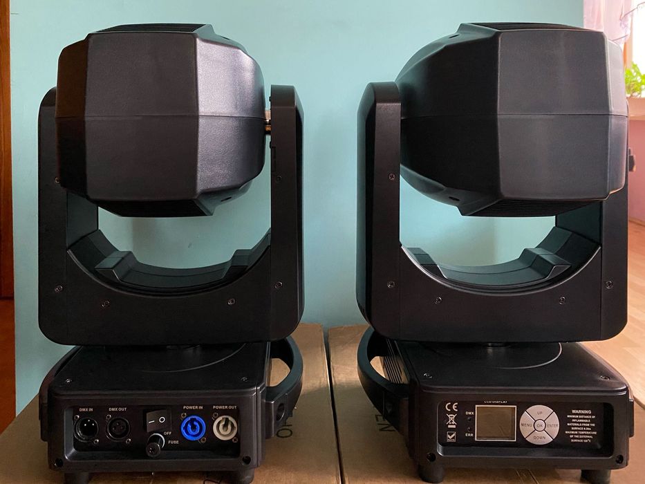 Beam Ruchome głowy 295W/300 - Nowe, nieużywane - pryzma, ring