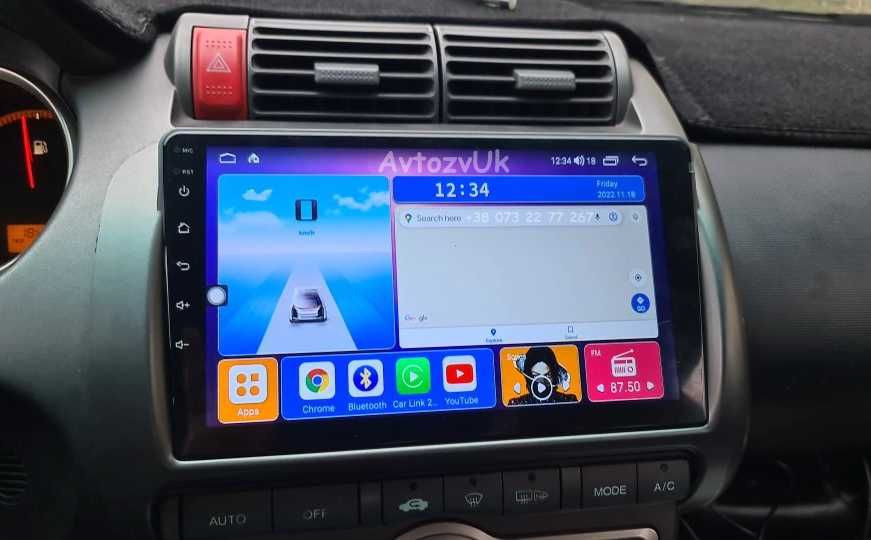 Магнітола FR-V EDIX Honda JAZZ FIT STREAM CITY ELEMENT CarPlay Андроїд