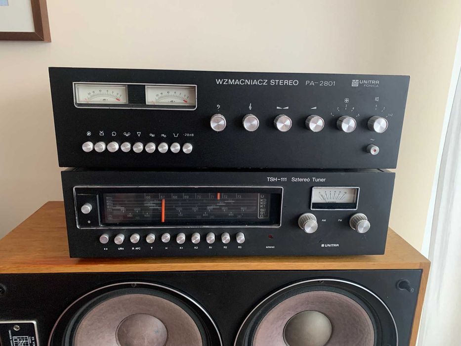 Unitra Vintage wzmacniacz  tuner