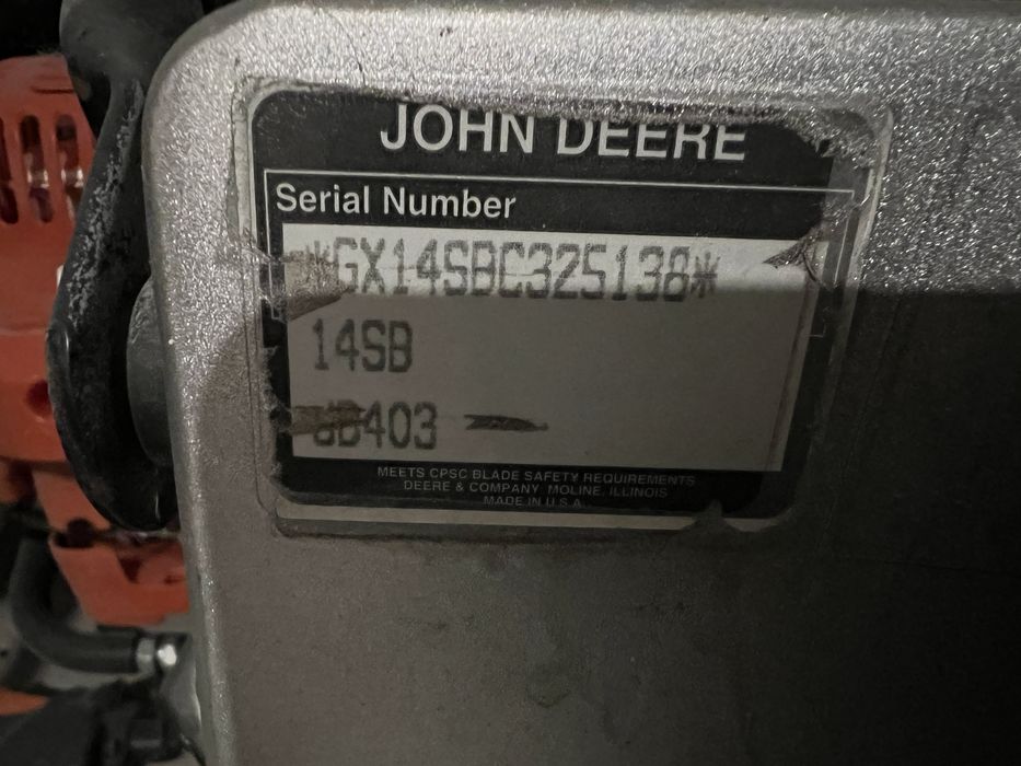 Kosiarka John deere 14sb