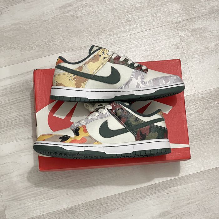Nike Dunk Low SE ‘Sail Multi-Camo’ EU43