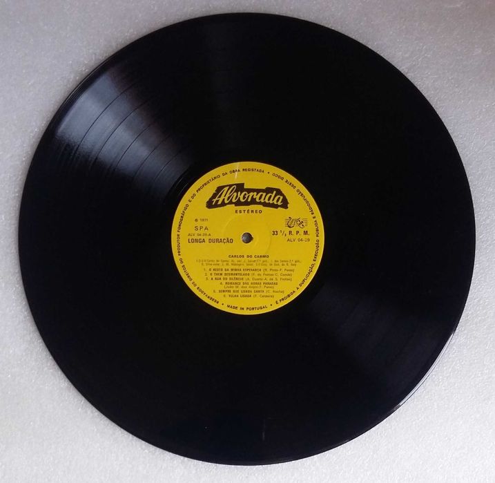 O fado de Carlos Do Carmo, Conjunto De Guitarras De Raul Nery LP