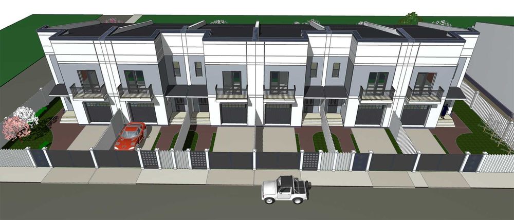 Таунхаус - 140м2, гараж, передній двір, комунікації