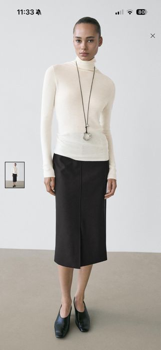 Класична спідниця Massimo Dutti