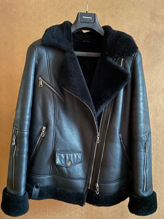 Жіноча дублянка пілот шкіряна, натуральна, Туреччина