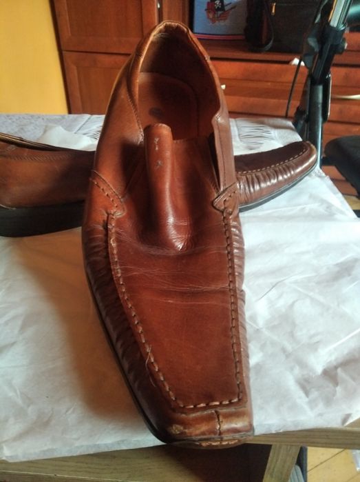 Buty męskie skórzane rozm. 43