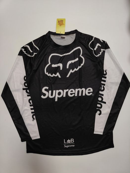 Supreme x Fox джерси | Лонгслив MTB / BMX M L/ Motocross