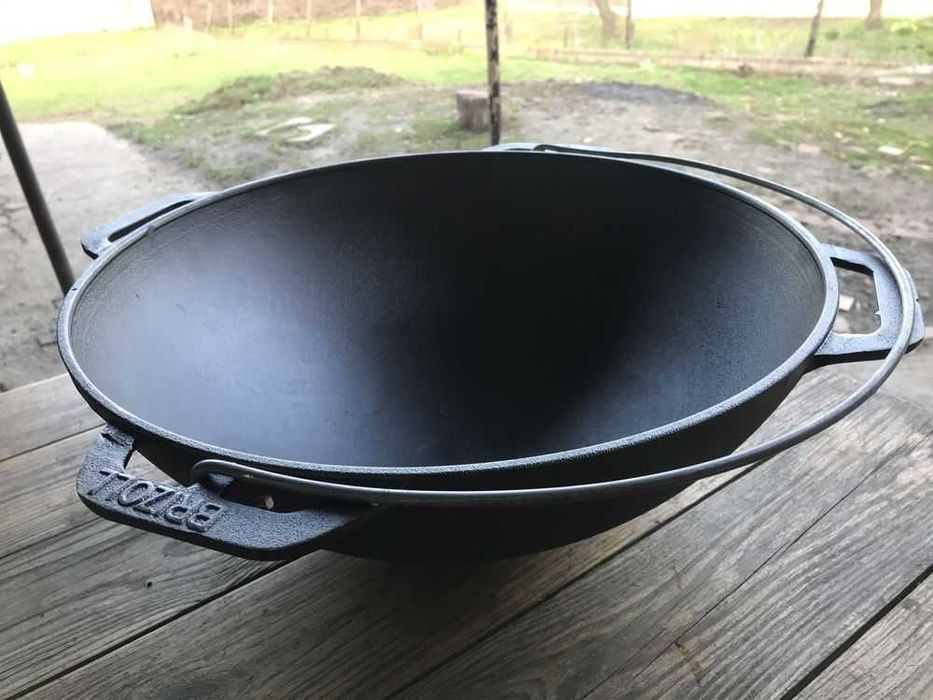 Казан 6️л-1️5️ чавунний чугунный азійський азиатский Brizoll з кришкою