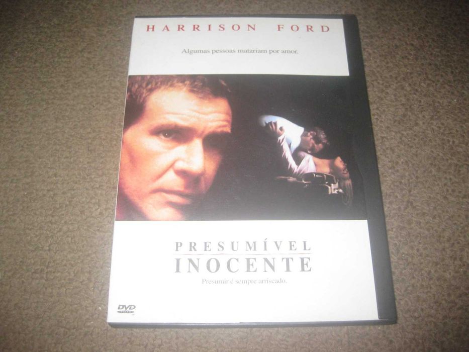 DVD "Presumível Inocente" com Harrison Ford/Snapper/Raro!