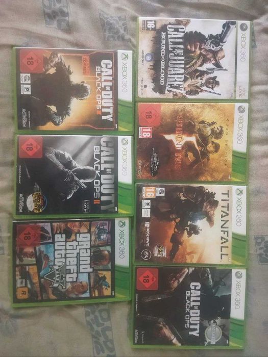 Игры XBOX 360 GTA Residen Evil Call of Duty одним лотом, хорошее состояние