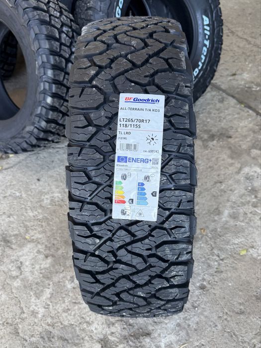265/70R17 BFGoodrich All-Terrain T/A KO3 нові шини