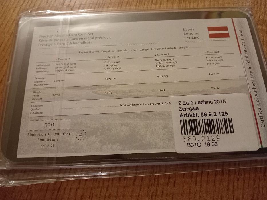 Moedas de colecção 2€